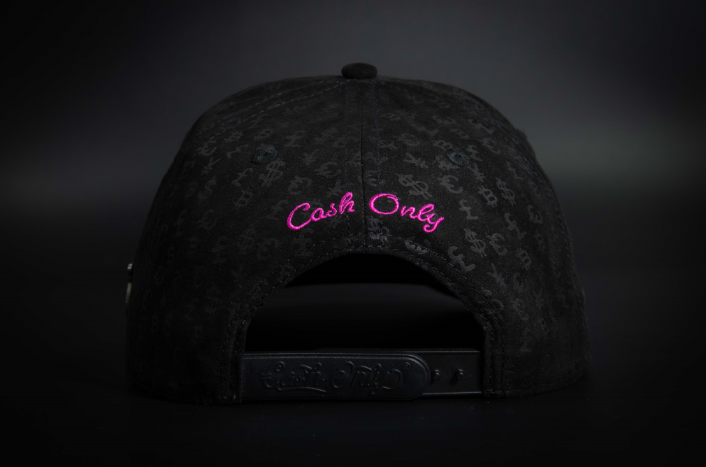 Casquette CREDIT BILLION FULL PRINT Noire | Cash Only
