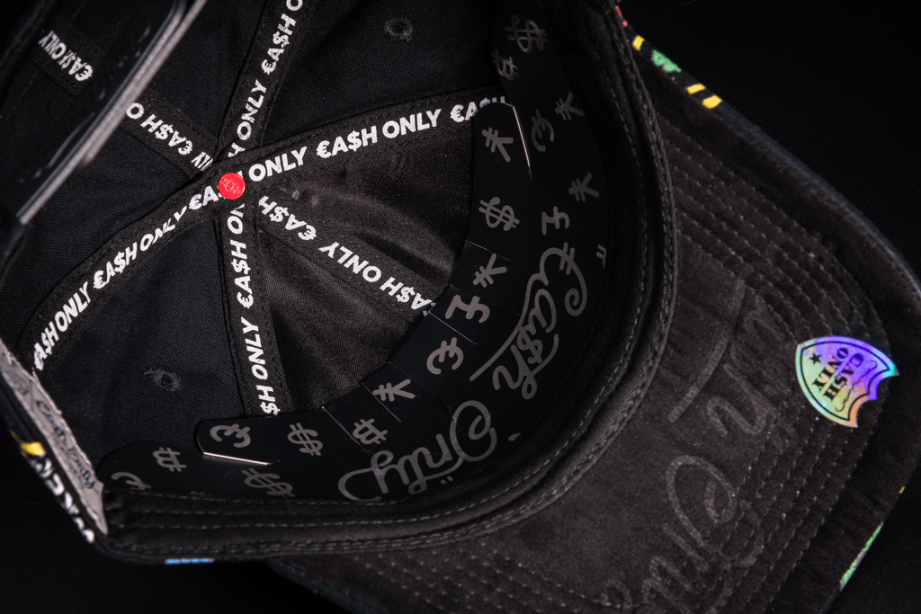 Casquette Full Print – Édition Black Graffiti | Cash Only