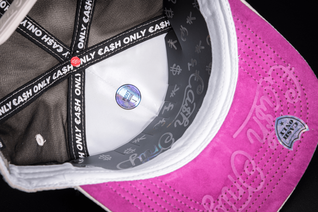 Casquette Dirty Money – Édition Beige & Violet | Cash Only