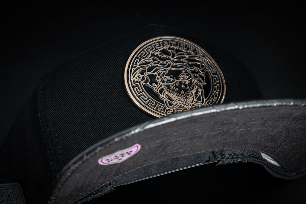 Casquette Noire Premium - Medusa Rebel | Cash Only