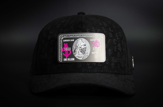 Casquette CREDIT BILLION FULL PRINT Noire | Cash Only