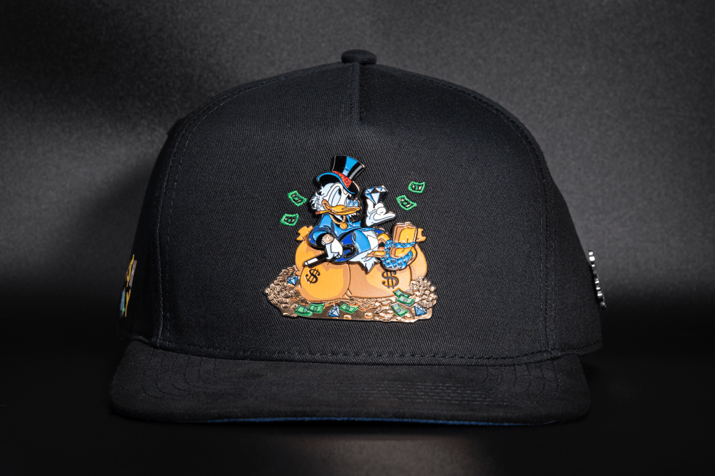Casquette Rich Boss – Édition Black Blue Suédine | Cash Only