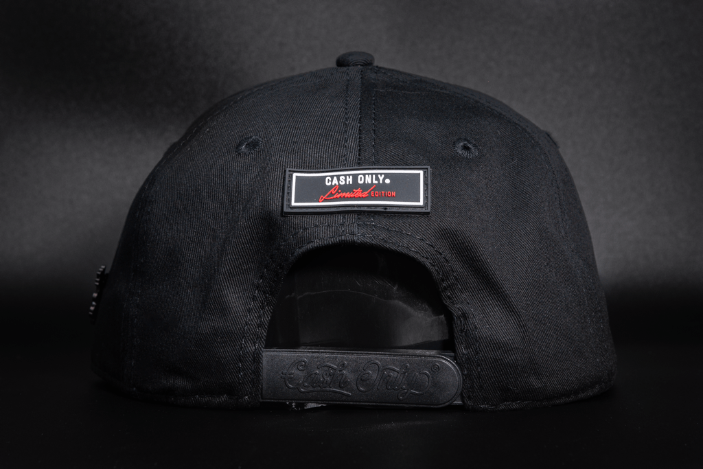 Casquette Rich Boss – Édition Black Blue Suédine | Cash Only