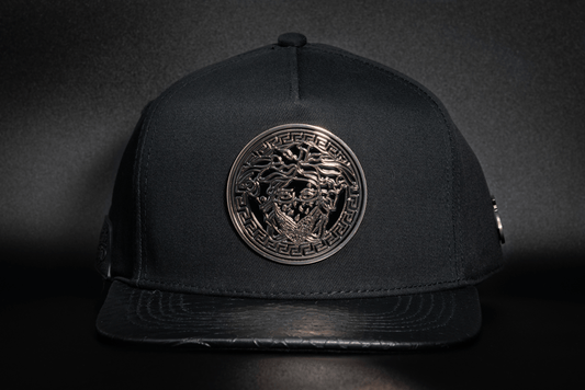 Casquette Noire Premium - Medusa Rebel | Cash Only