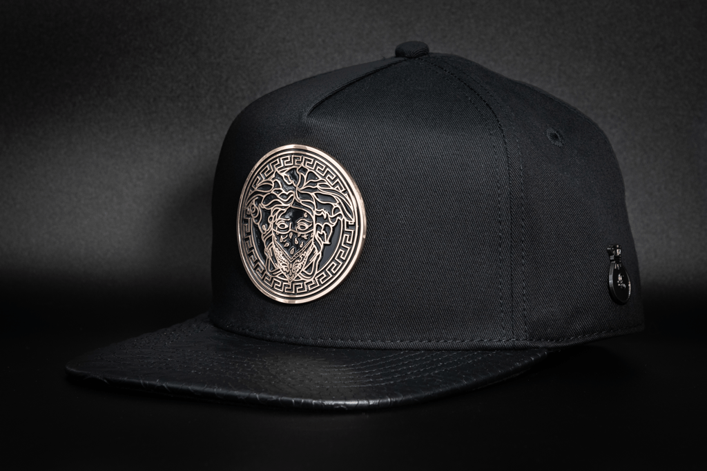 Casquette Noire Premium - Medusa Rebel | Cash Only